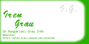 iren grau business card